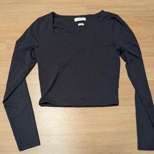 Babaton Black Long Sleeve Top